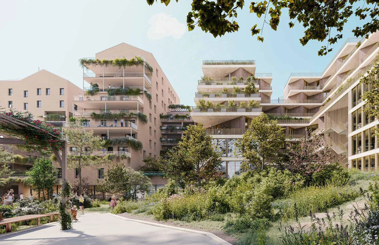 شقق في مجمع سكني عصري في مونبلييه، فرنسا