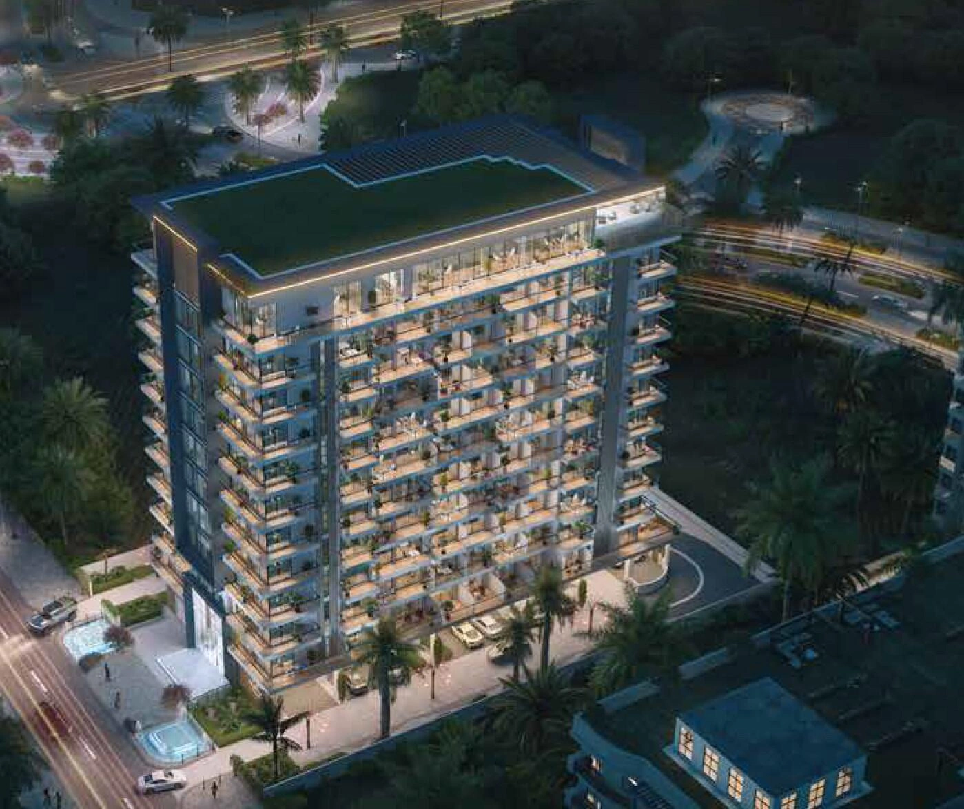 位于迪拜(阿拉伯联合酋长国)住宅综合体内的公寓