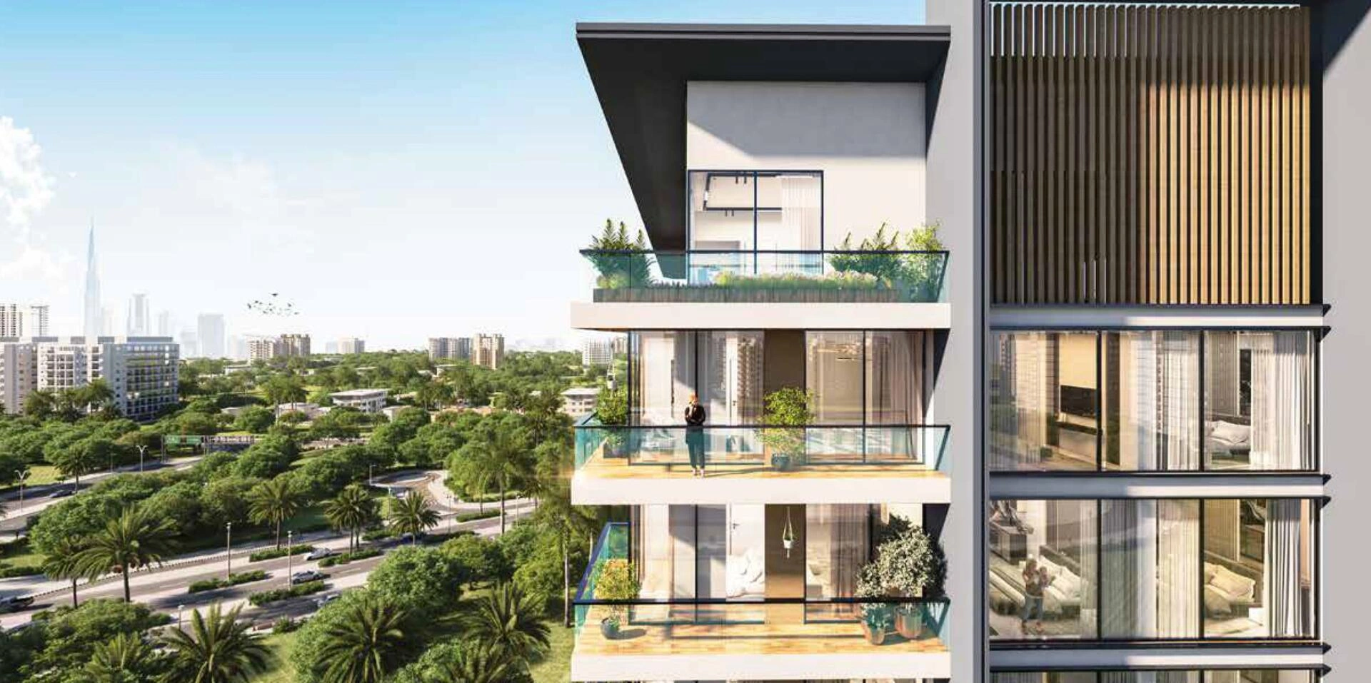 位于迪拜(阿拉伯联合酋长国)住宅综合体内的公寓