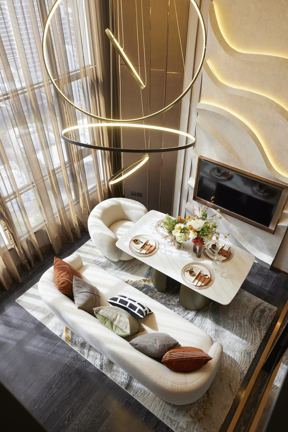 泰国曼谷住宅综合体内的公寓