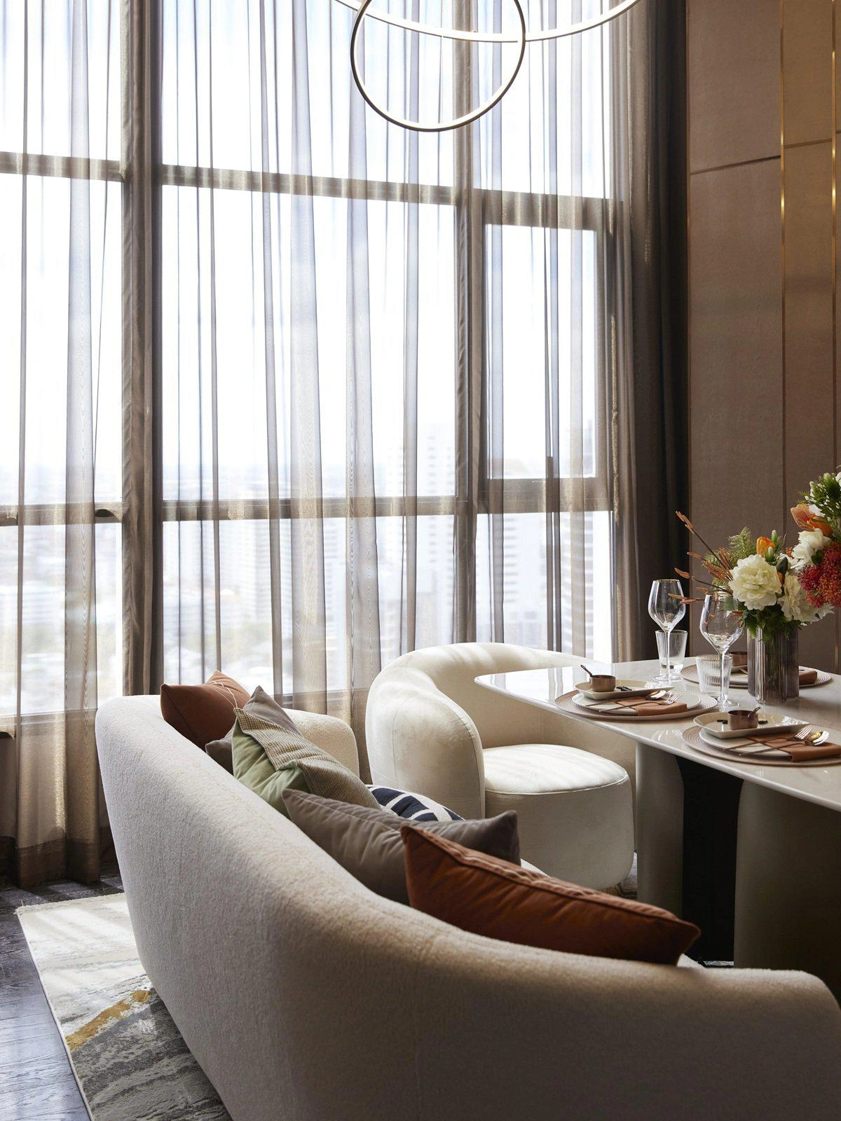 泰国曼谷住宅综合体内的公寓