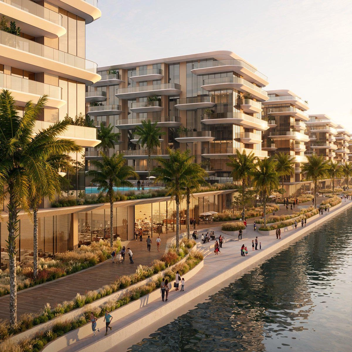 Project in a waterfront residential complex in Abu Dhabi, United Arab Emirates
