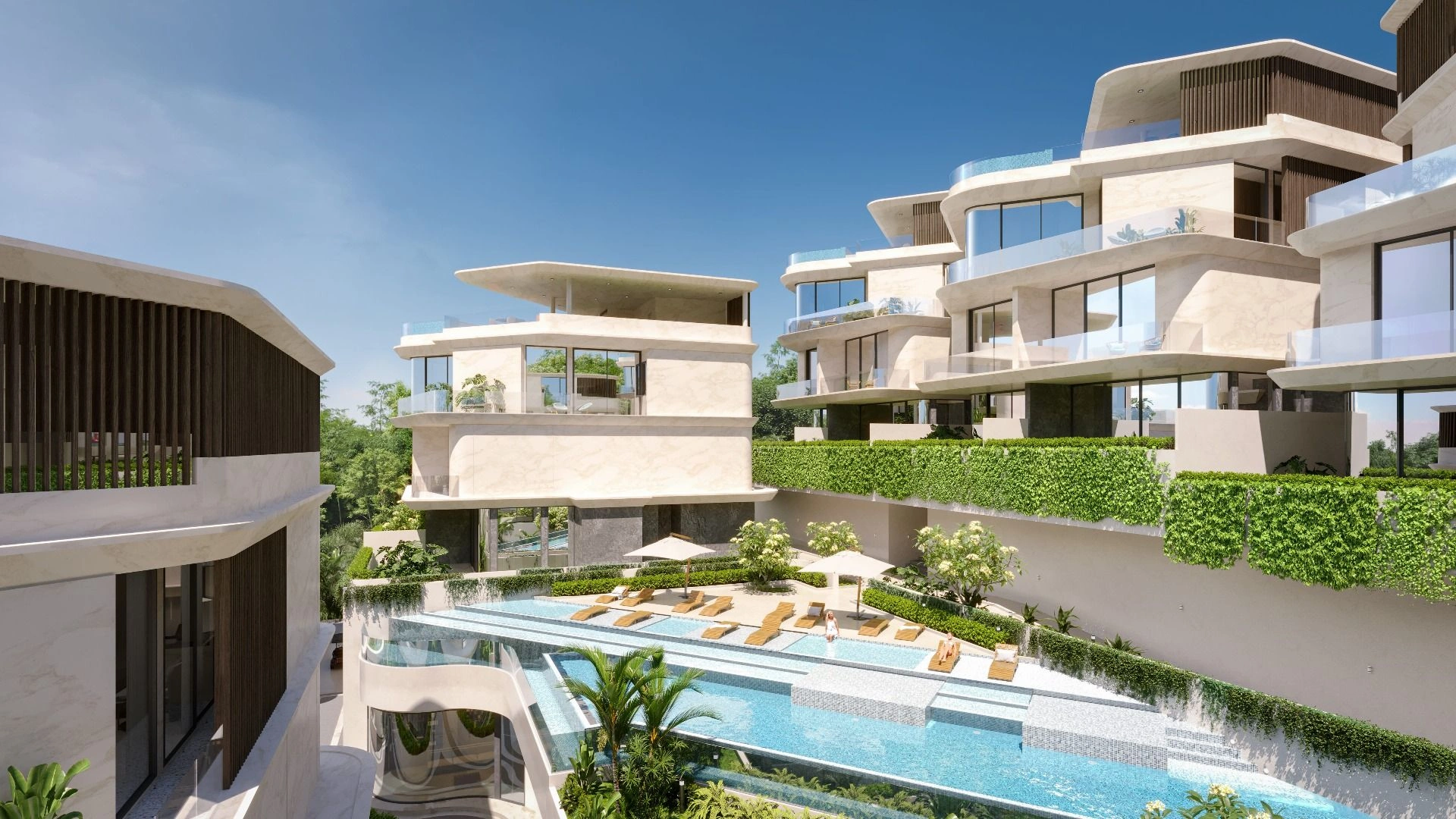 Residential complex in the Layan Beach