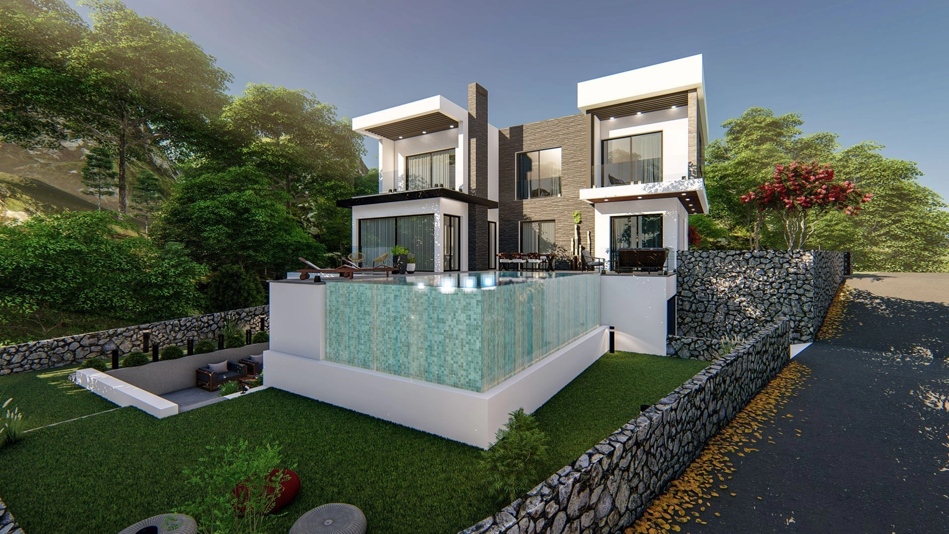 Elite complex of comfortable villas in the Karmi area