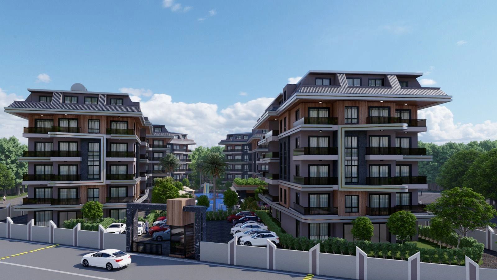 Nuevo complejo residencial en una zona prestigiosa de Alanya