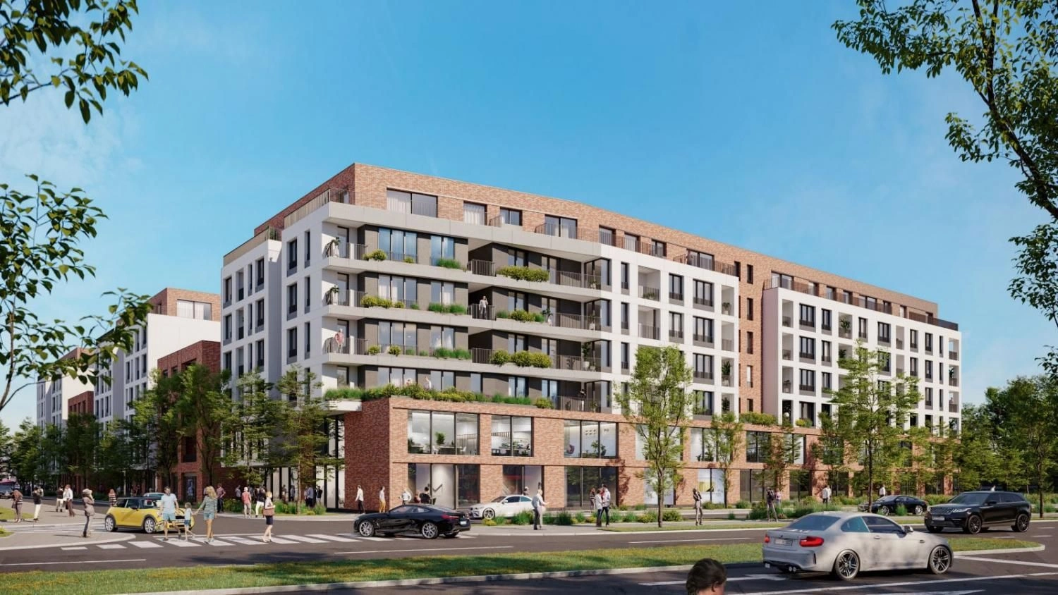 Belgrad, Sırbistan'da balkon veya teraslı daireler