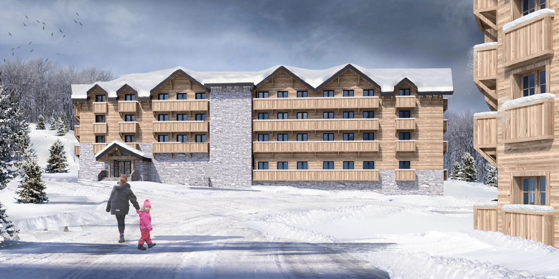Luxury hotel complex in largest ski cluster of Montenegro