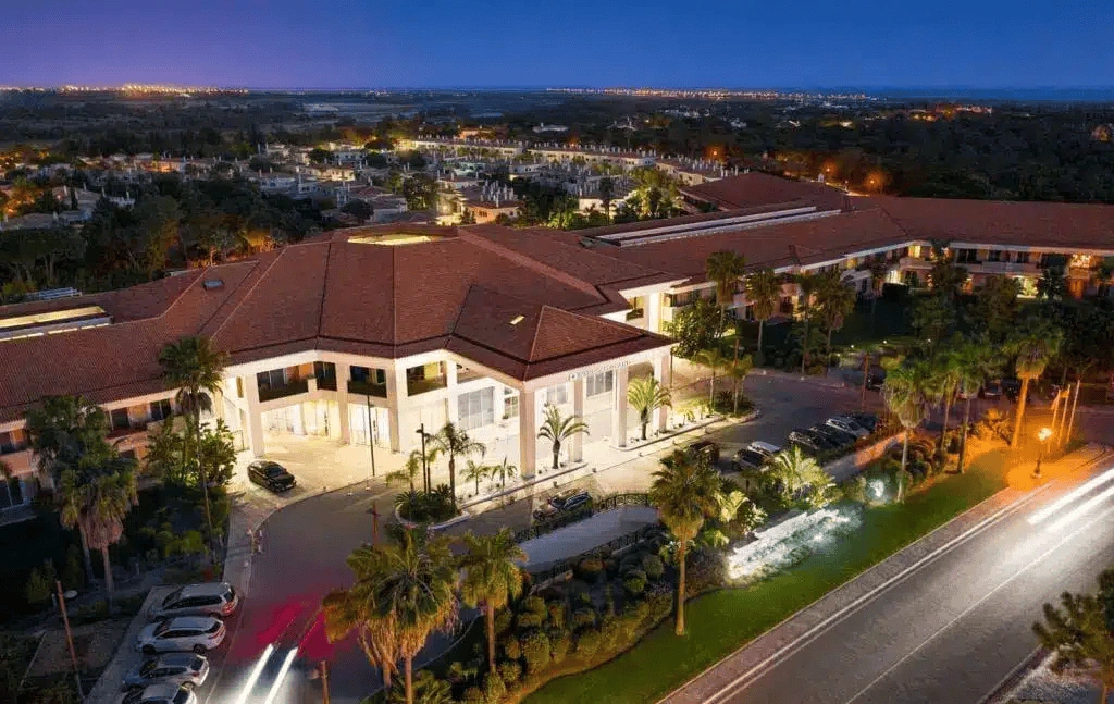 Hotel complex in luxury resort of Quinta do Lago, Portugal