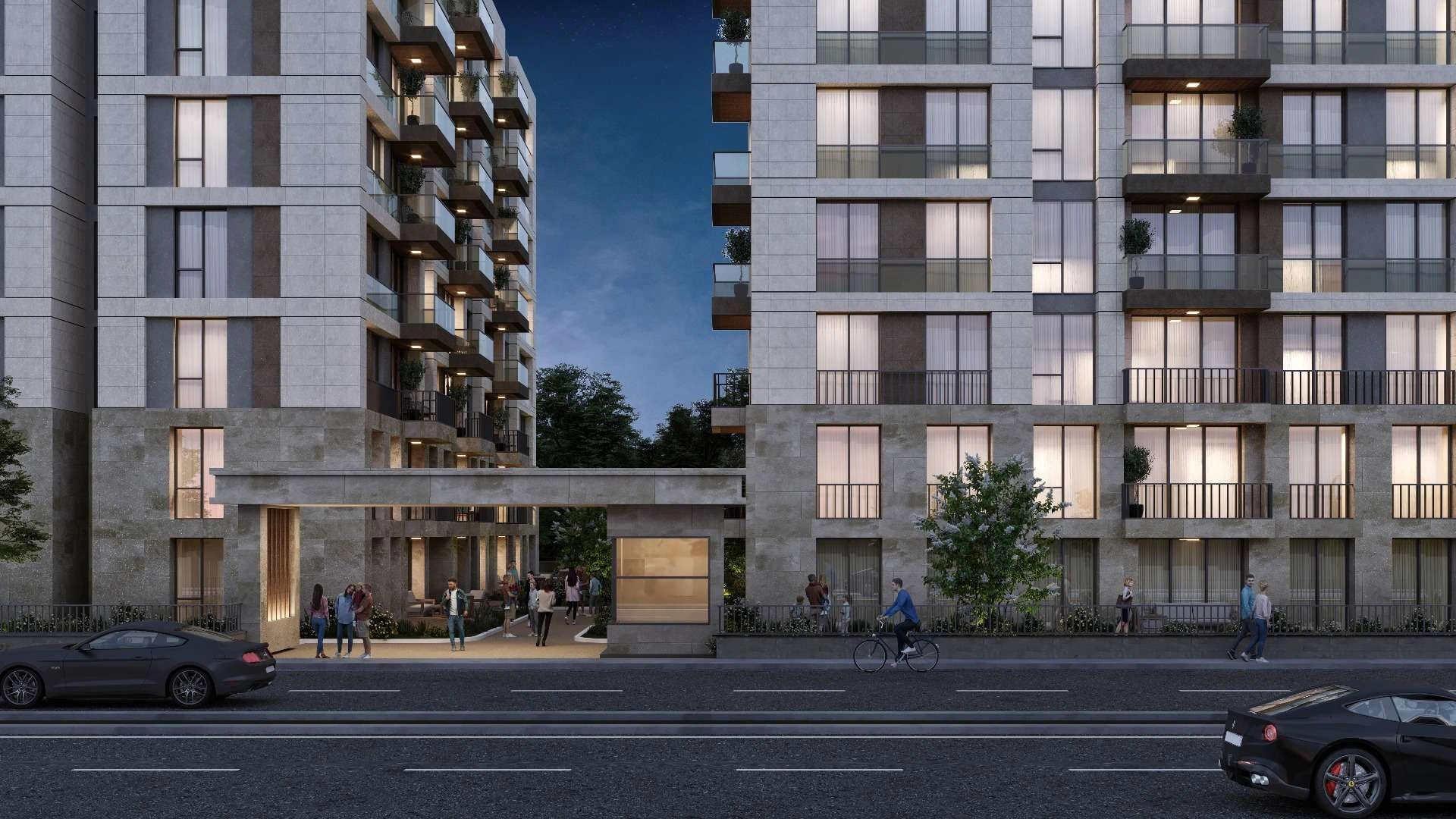 Modern complex in Avcilar area of Istanbul