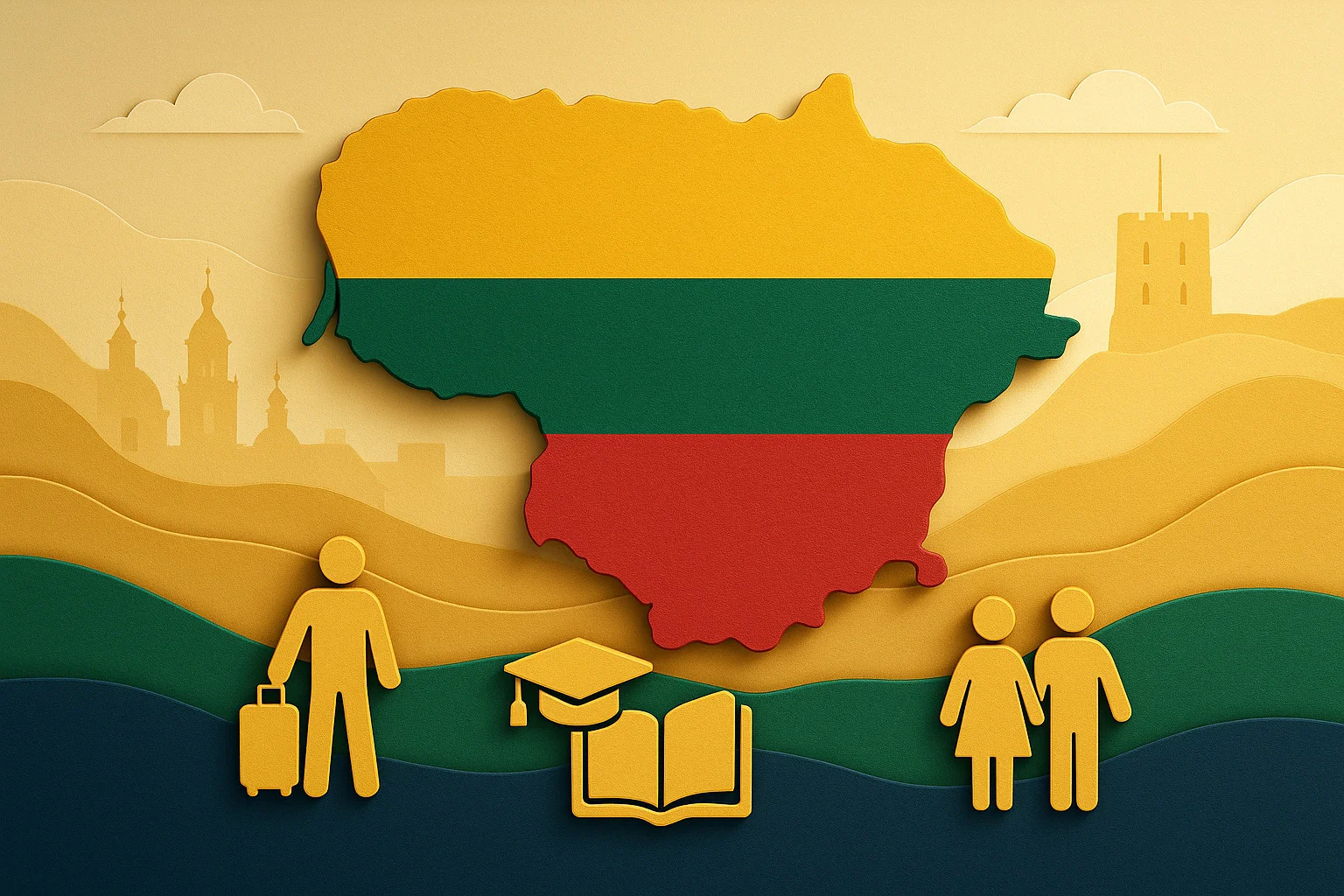 リトアニア居住 2026 — 就労・学業・家族の在留許可