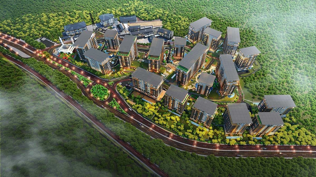 Complejo premium en el bosque de pinos de Estambul