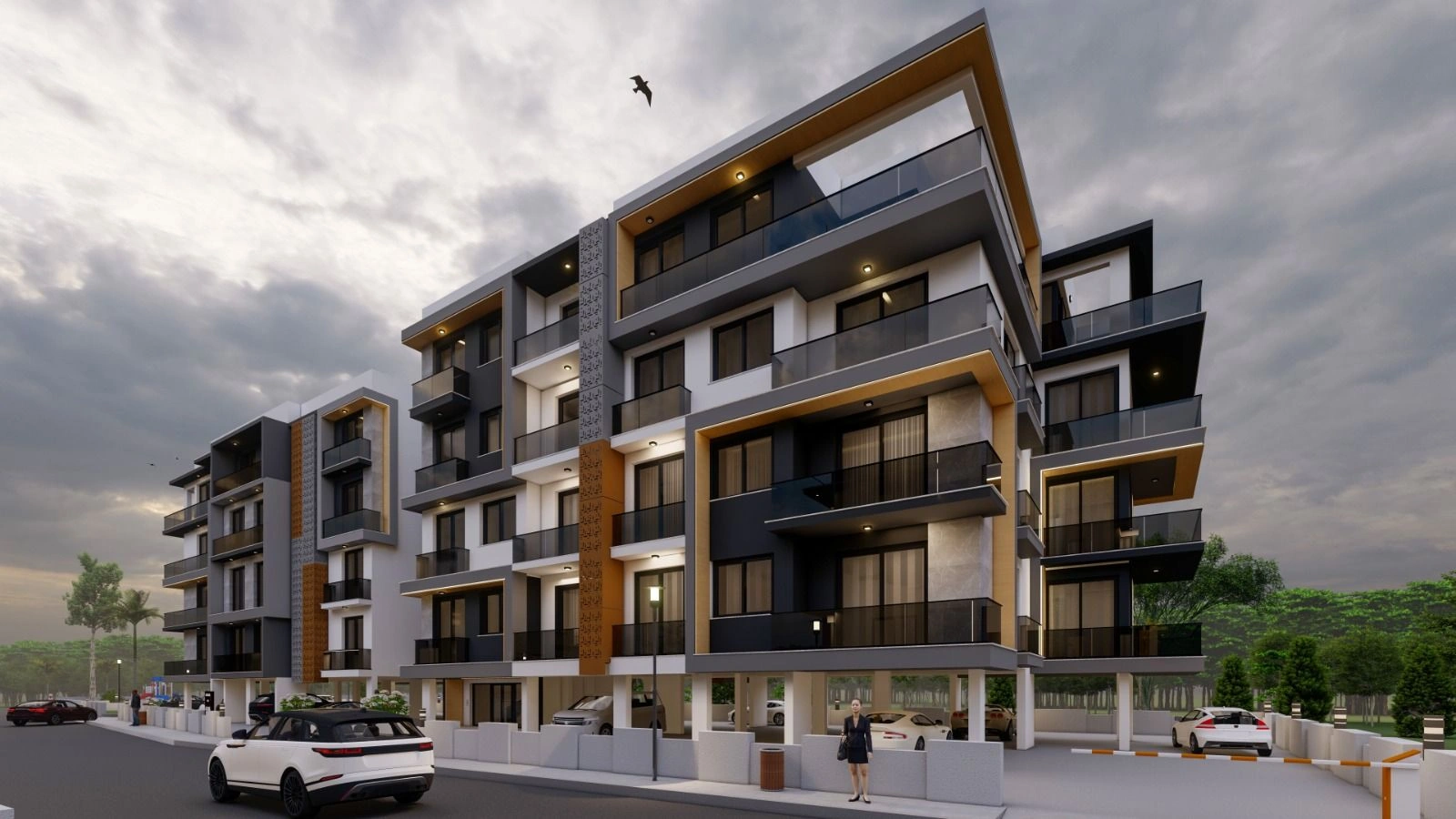 Modern residential complex in Girne