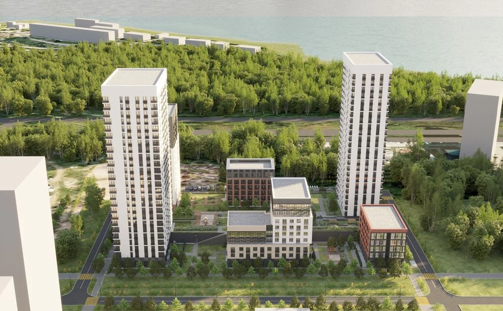 Modern family residential complex in the Verkh-Isetsky district