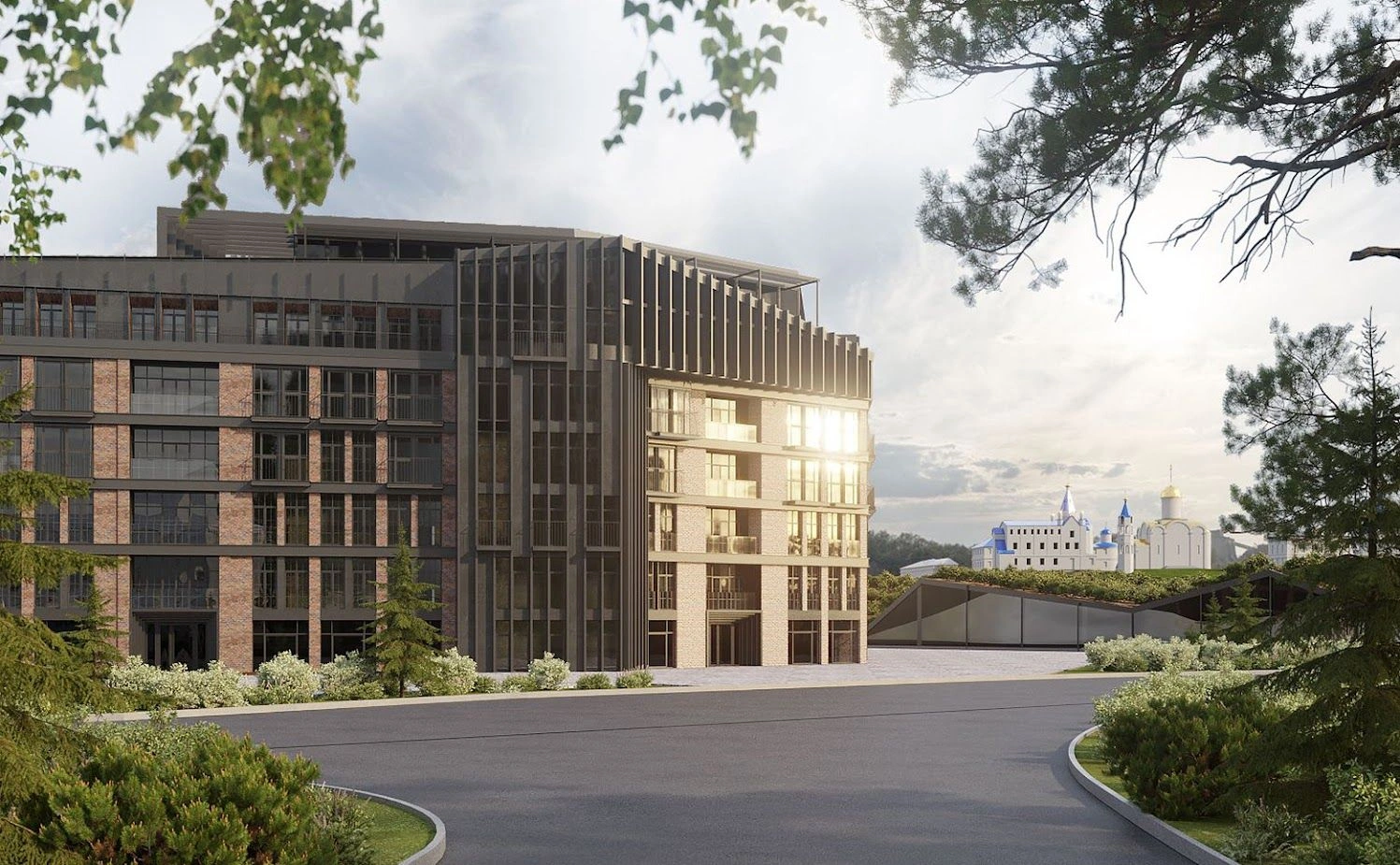 Complexo residencial de elite no distrito Kirovsky