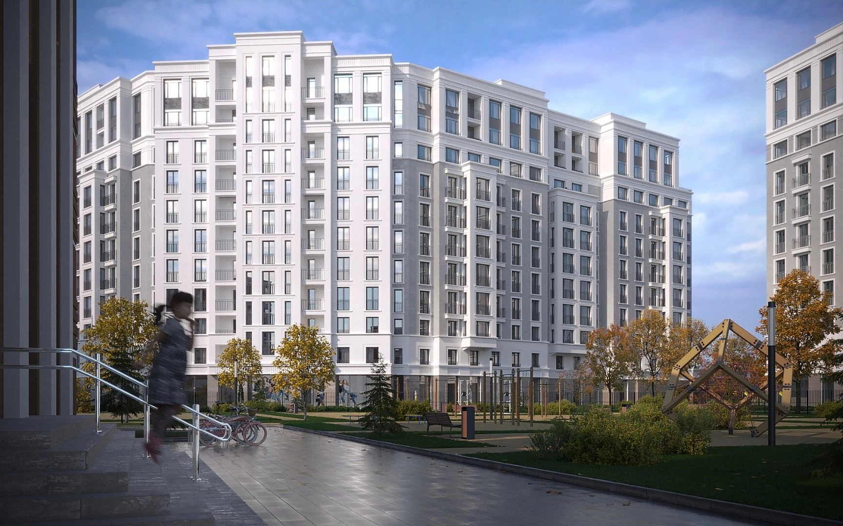 مجمع فاخر في شارع سيزرانسكايا في سانت بطرسبرغ