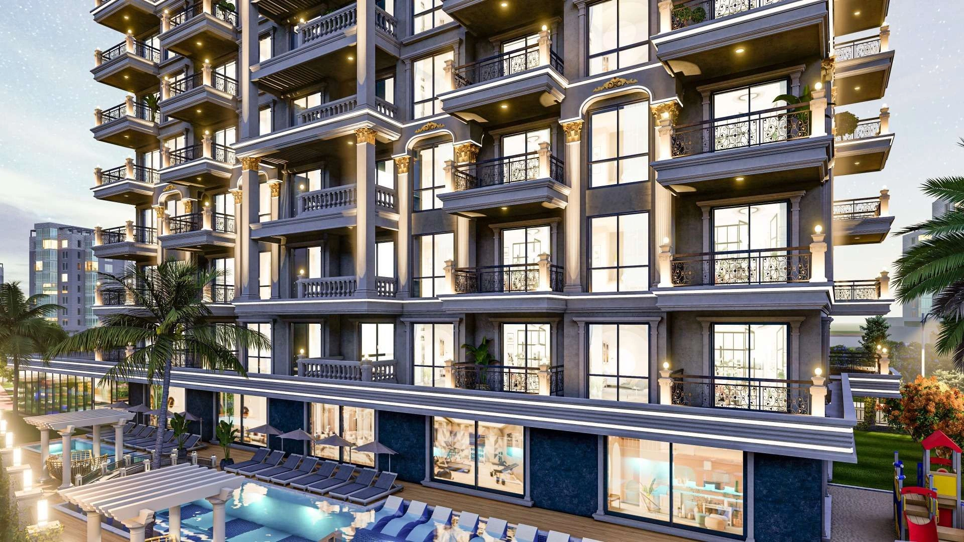 Residential complex 400 meters to sandy beach of Alanya