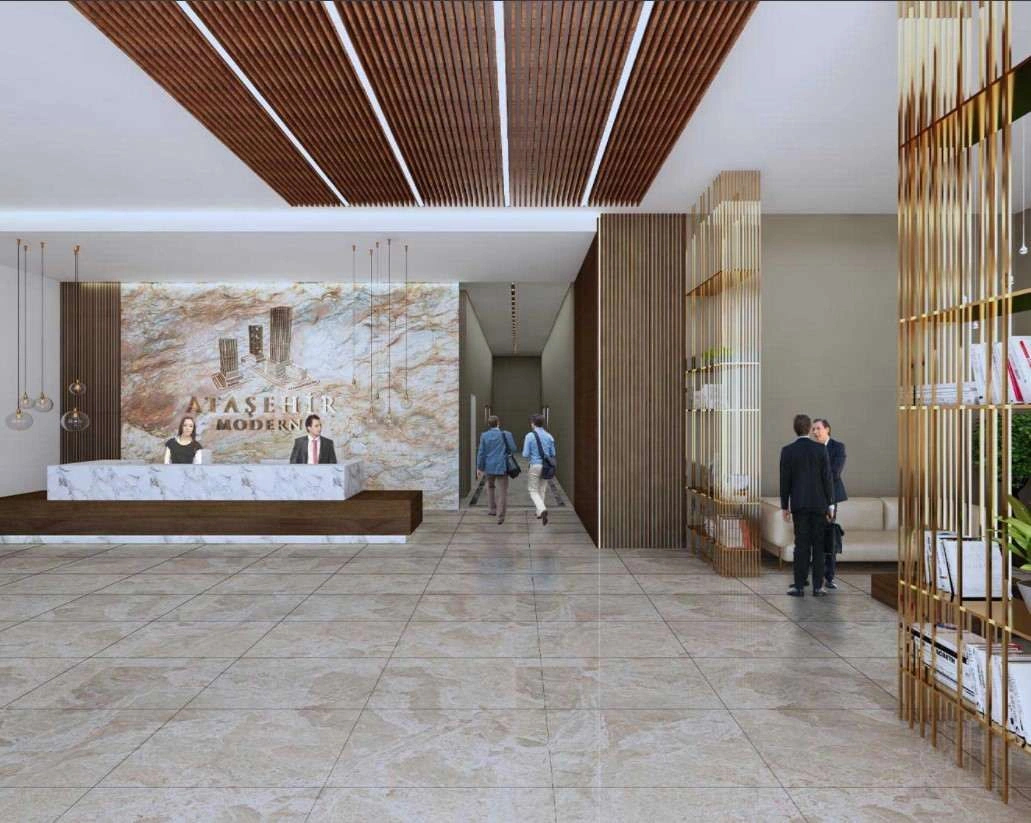 Elite residential complex in Atasehir area of Istanbul