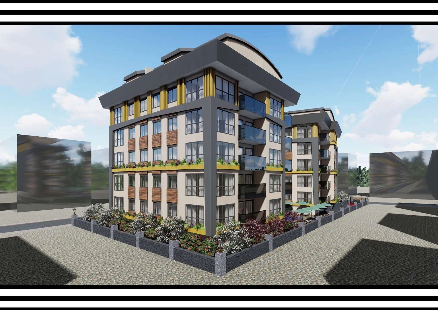 Private business class complex Alanya city of Turkey