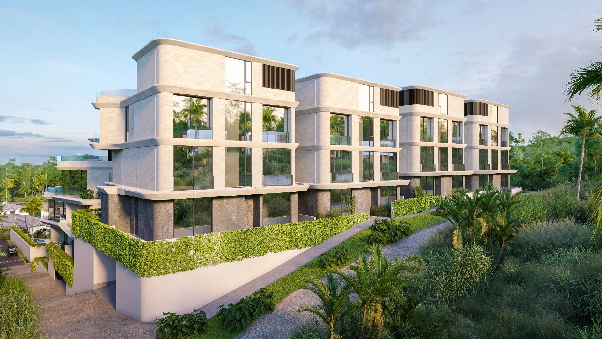 Residential complex in the Layan Beach