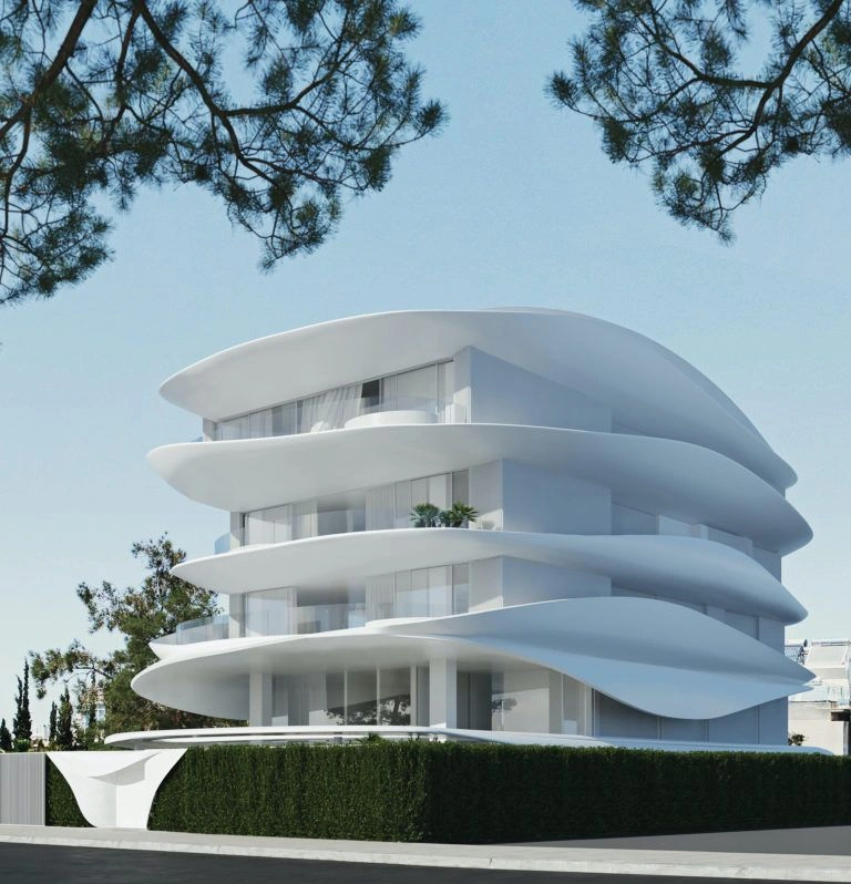 مجتمع آپارتمانی در گلیفادا - حومه آتن، یونان
