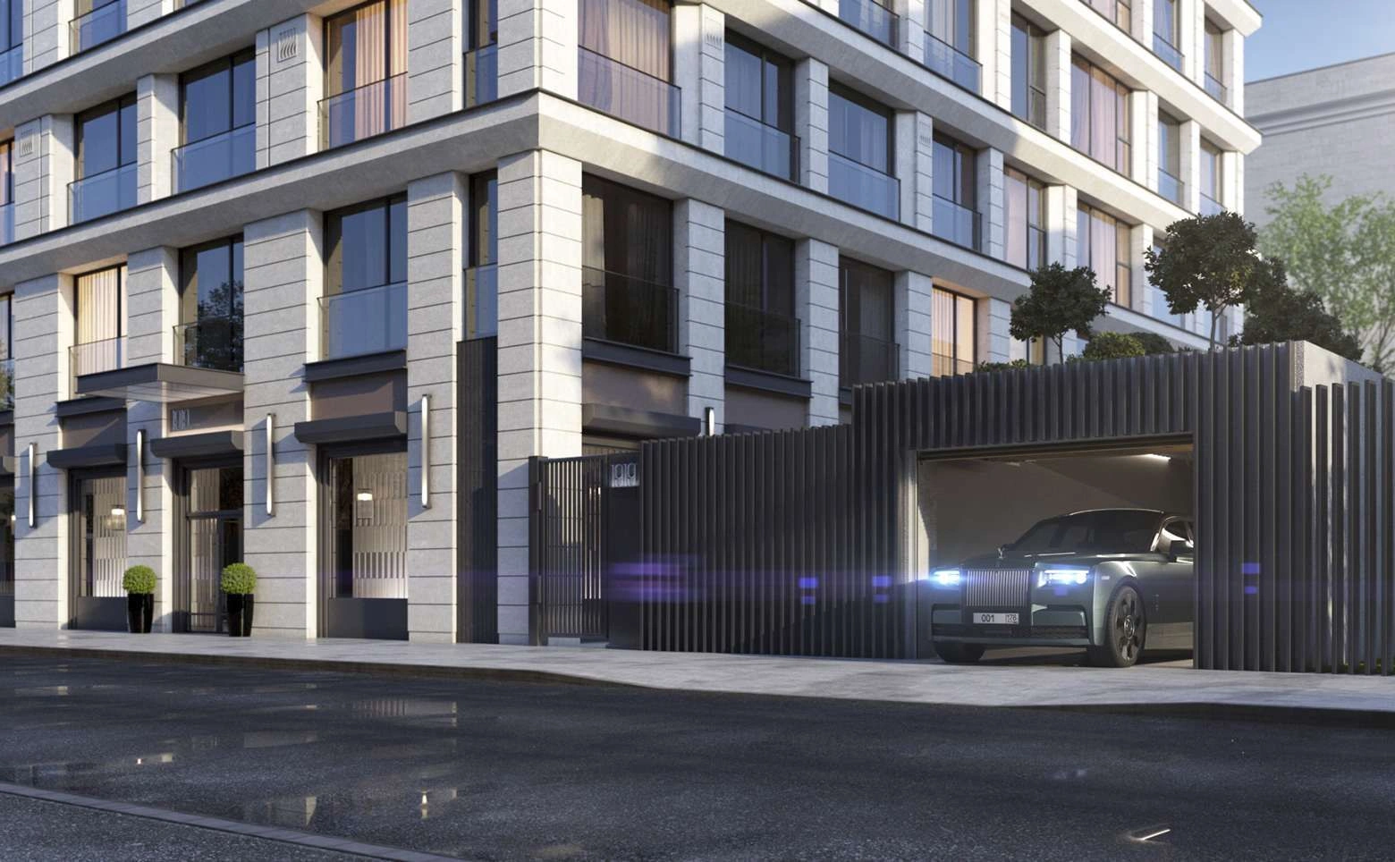 Saint Petersburg'da 11 kat yüksekliğinde bir konut