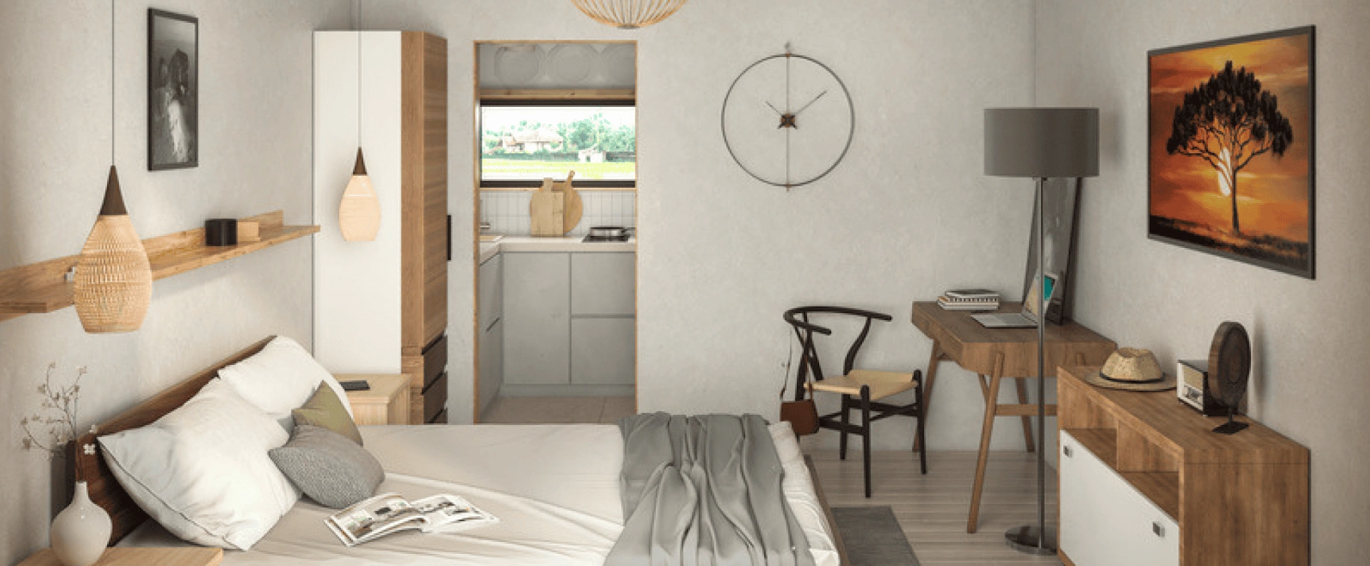 Apartment 20 minutes from the center of Ubud