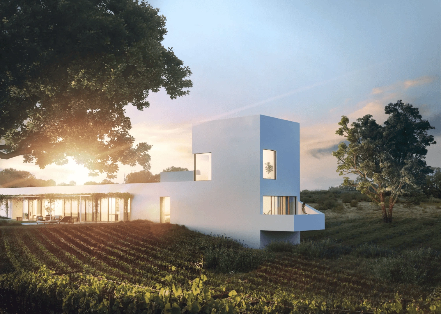 आधुनिक डिज़ाइन के साथ एक अनोखे स्थान में स्थित संपत्ति