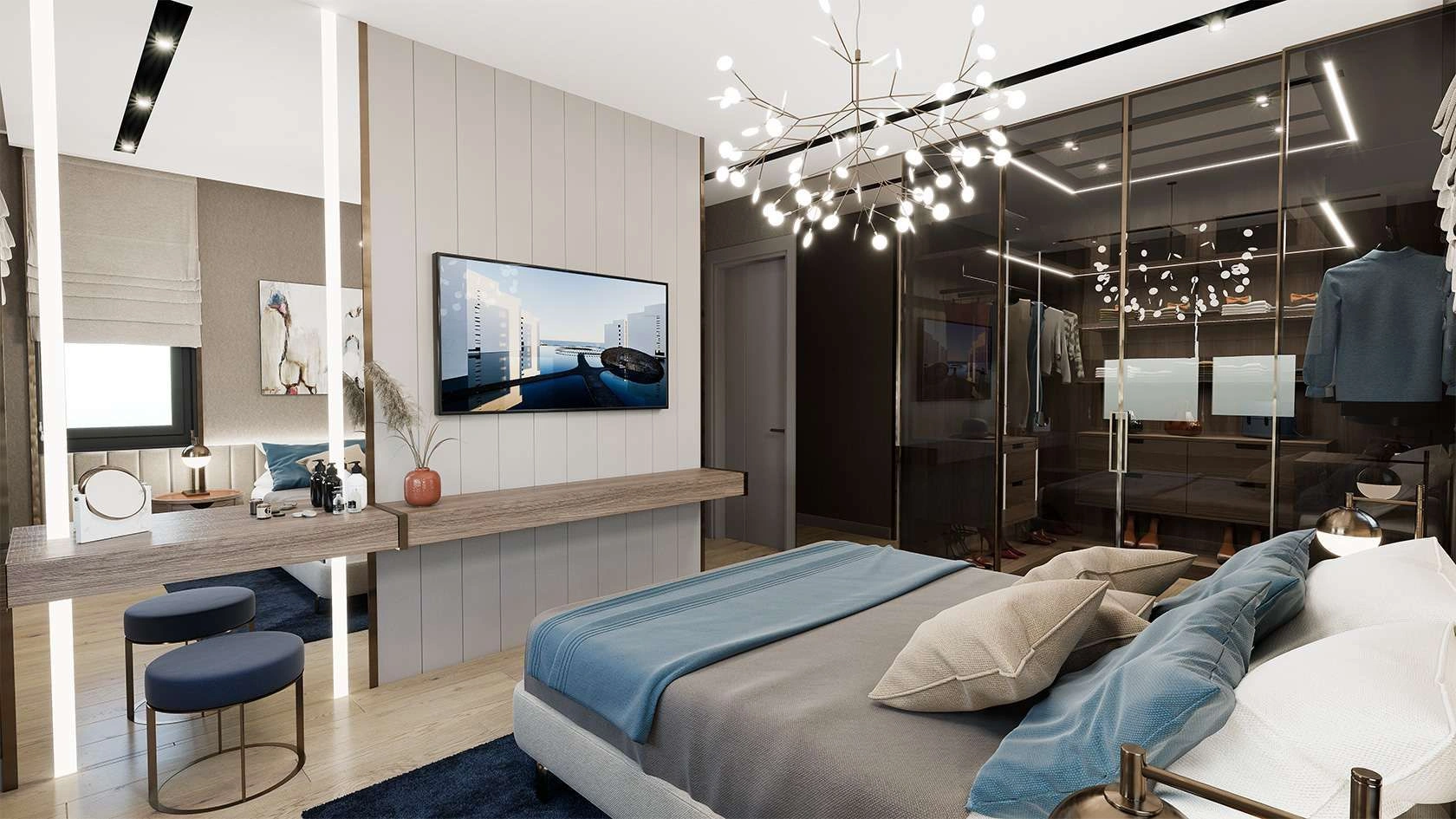 Elite apartment complex in Bahcesehir area of Istanbul