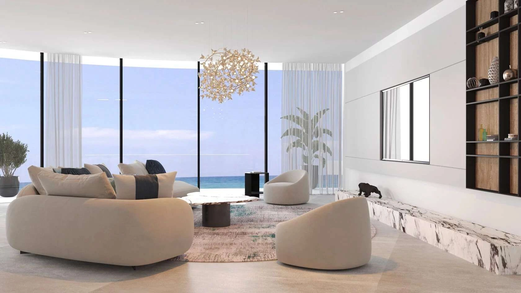 Apartamentos na costa da Ilha Yas