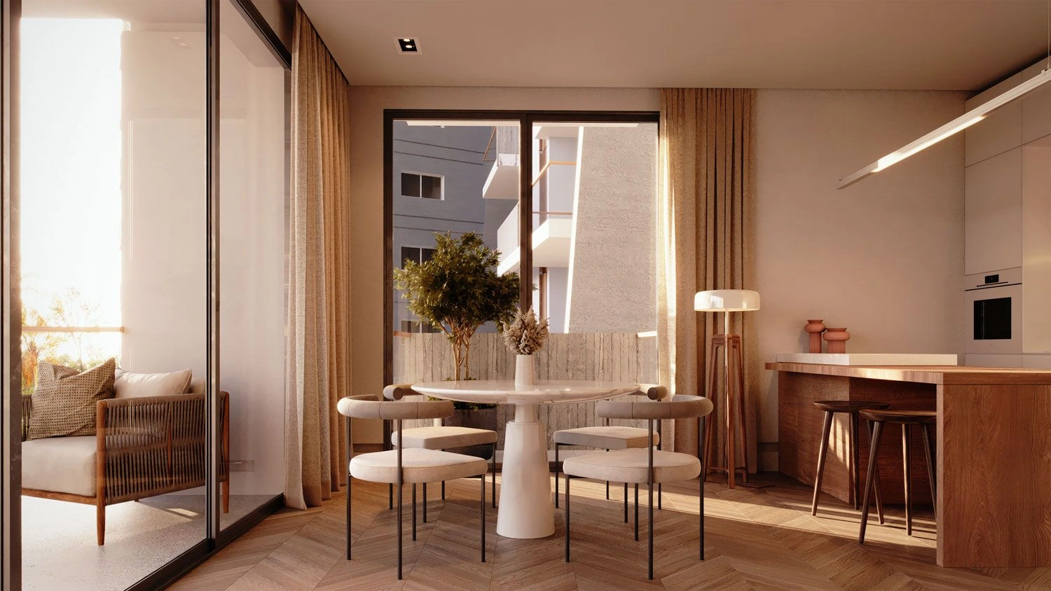 Residential complex in Mackenzie area of Larnaca