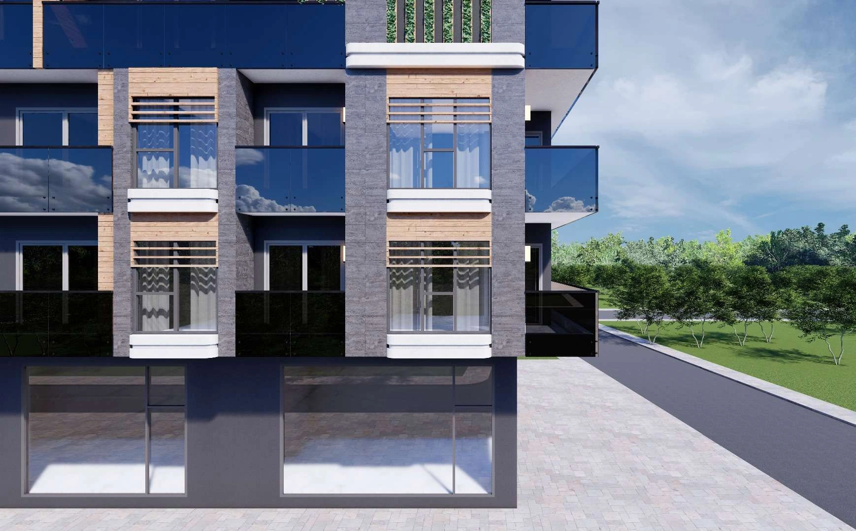 Residential complex 400 meters from the beach Alanya