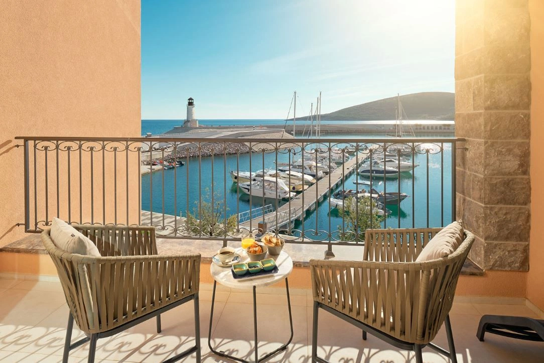 One of seven hotels in the Lustica Bay area, Montenegro