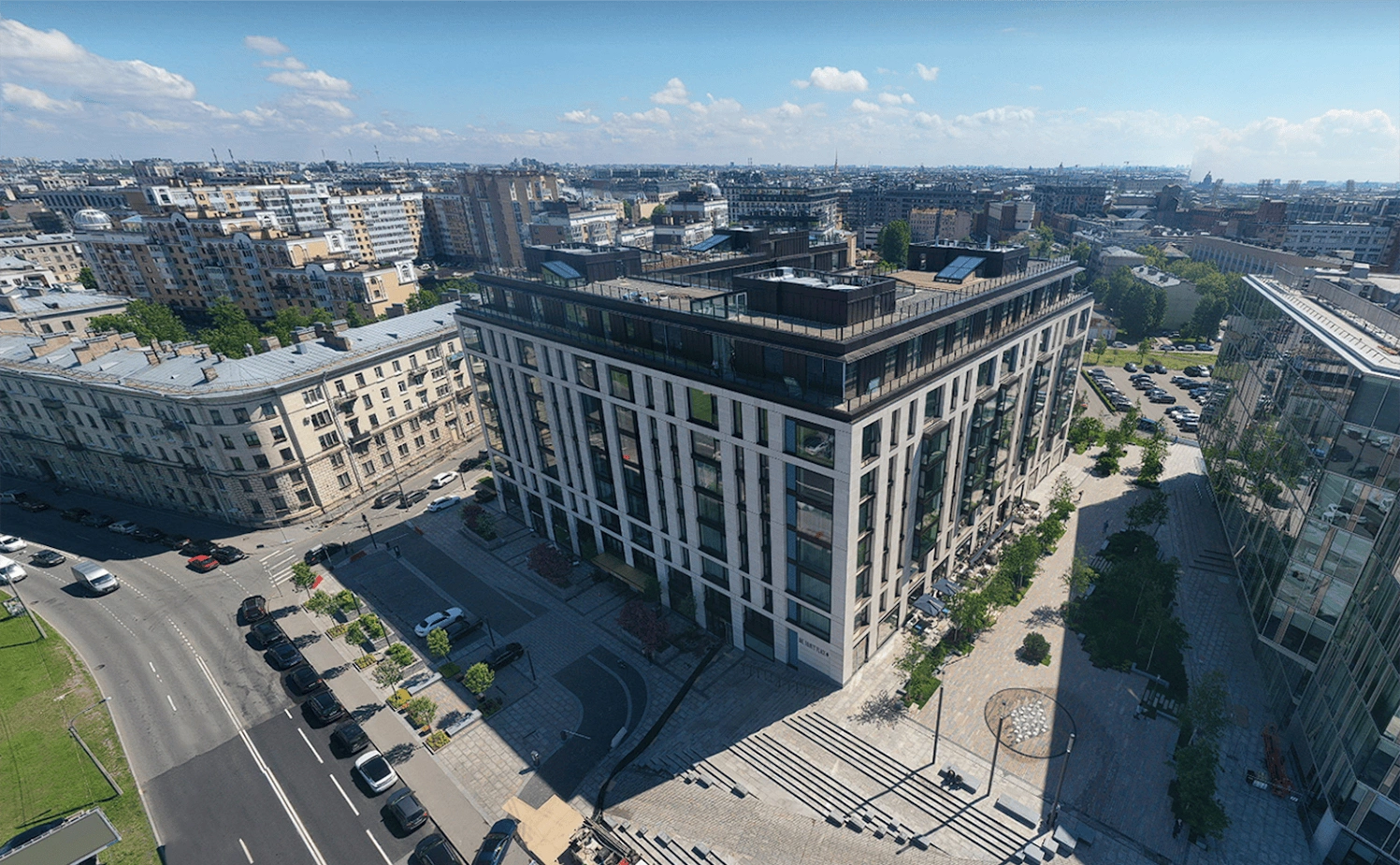 Residential complex of advanced European architecture