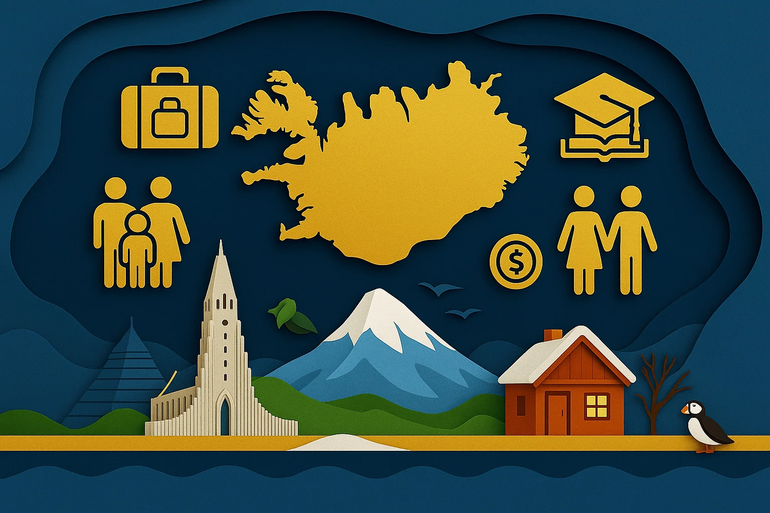 Iceland residence 2026 — work, study & family permits