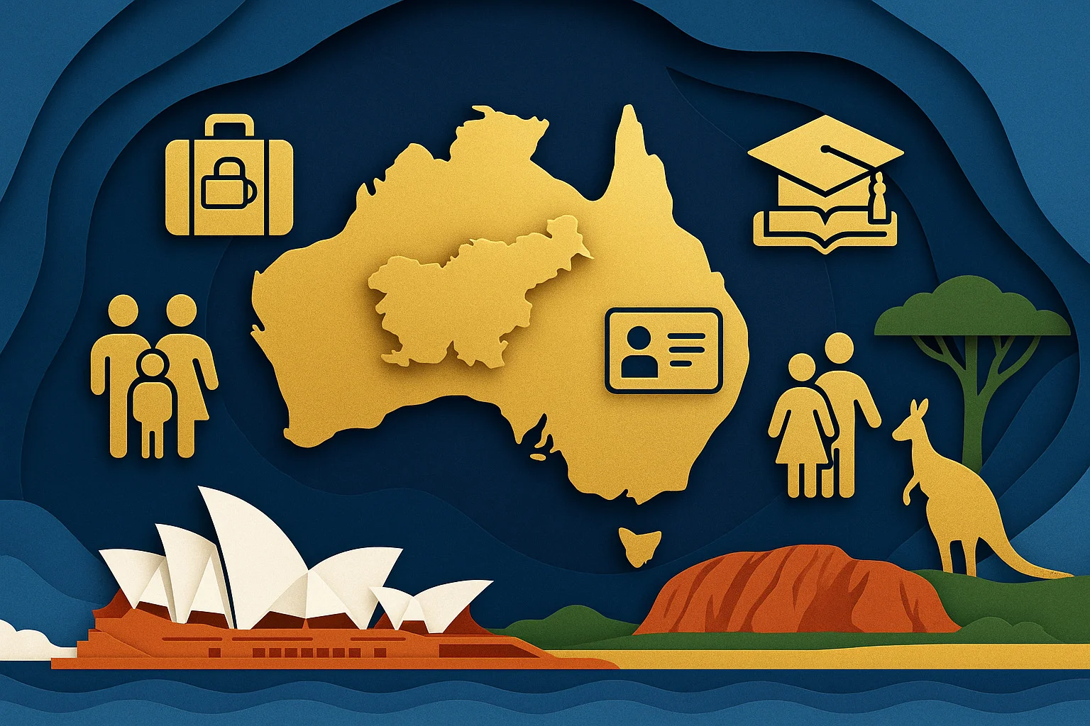 Wie Sie 2025 einen Aufenthalt in Australien erhalten — Visa, Arbeit, Studium & Familie