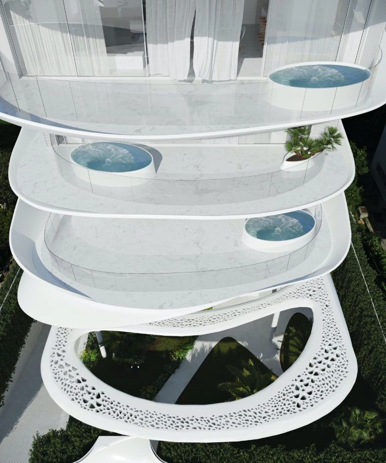 مجتمع آپارتمانی در گلیفادا - حومه آتن، یونان