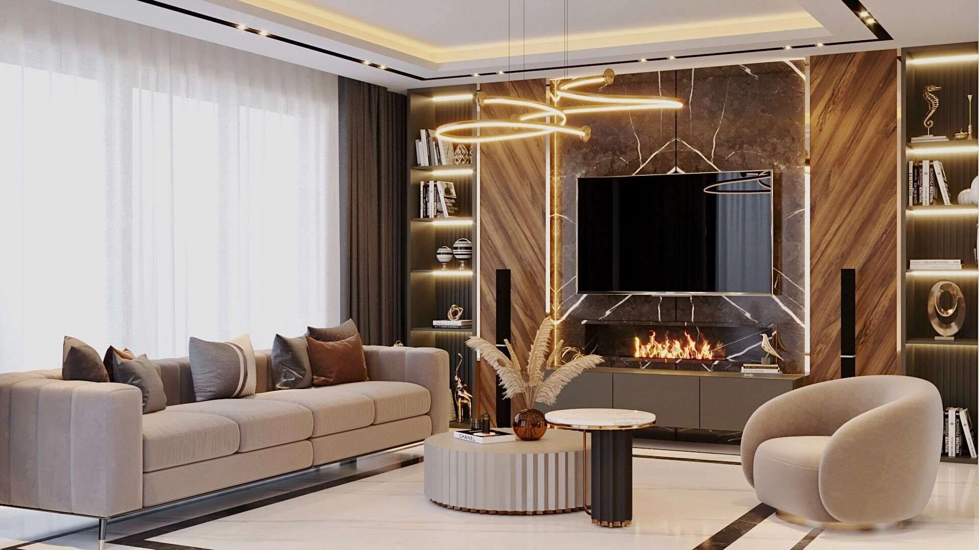 Elite complex of 17 villas in Konyaalti area of Antalya