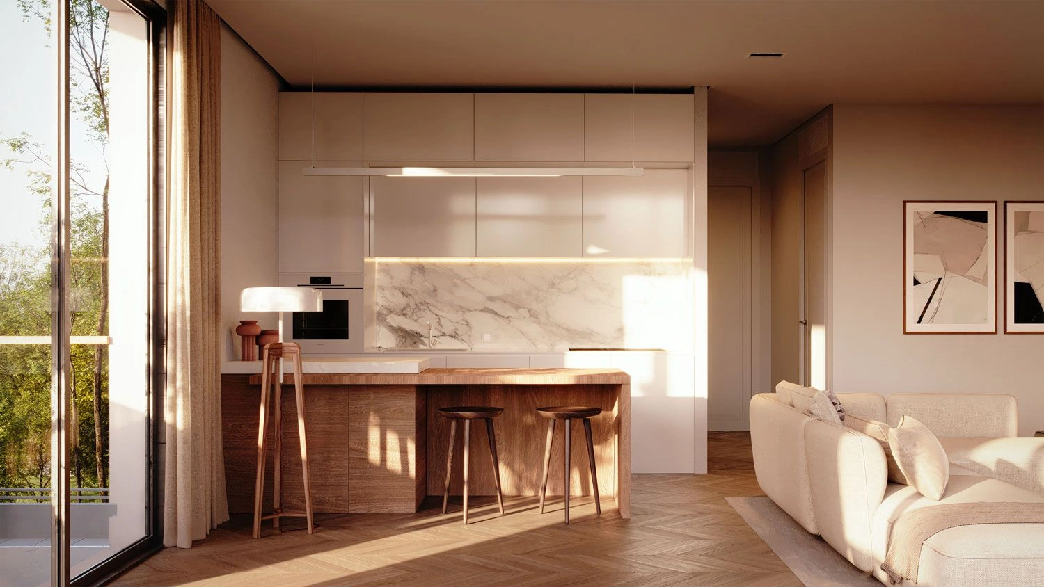 Residential complex in Mackenzie area of Larnaca