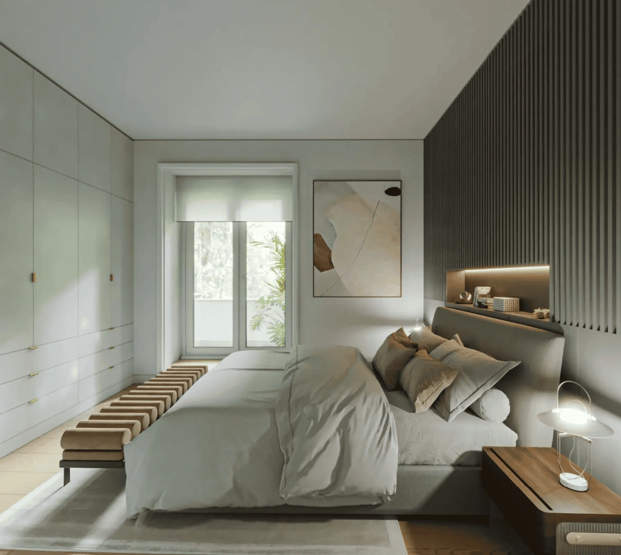 3+1 penthouse located next to a busy avenue