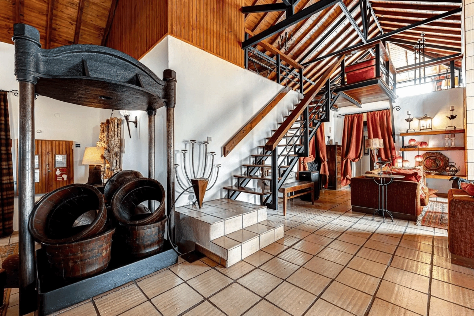 Well-preserved main building with a classic design