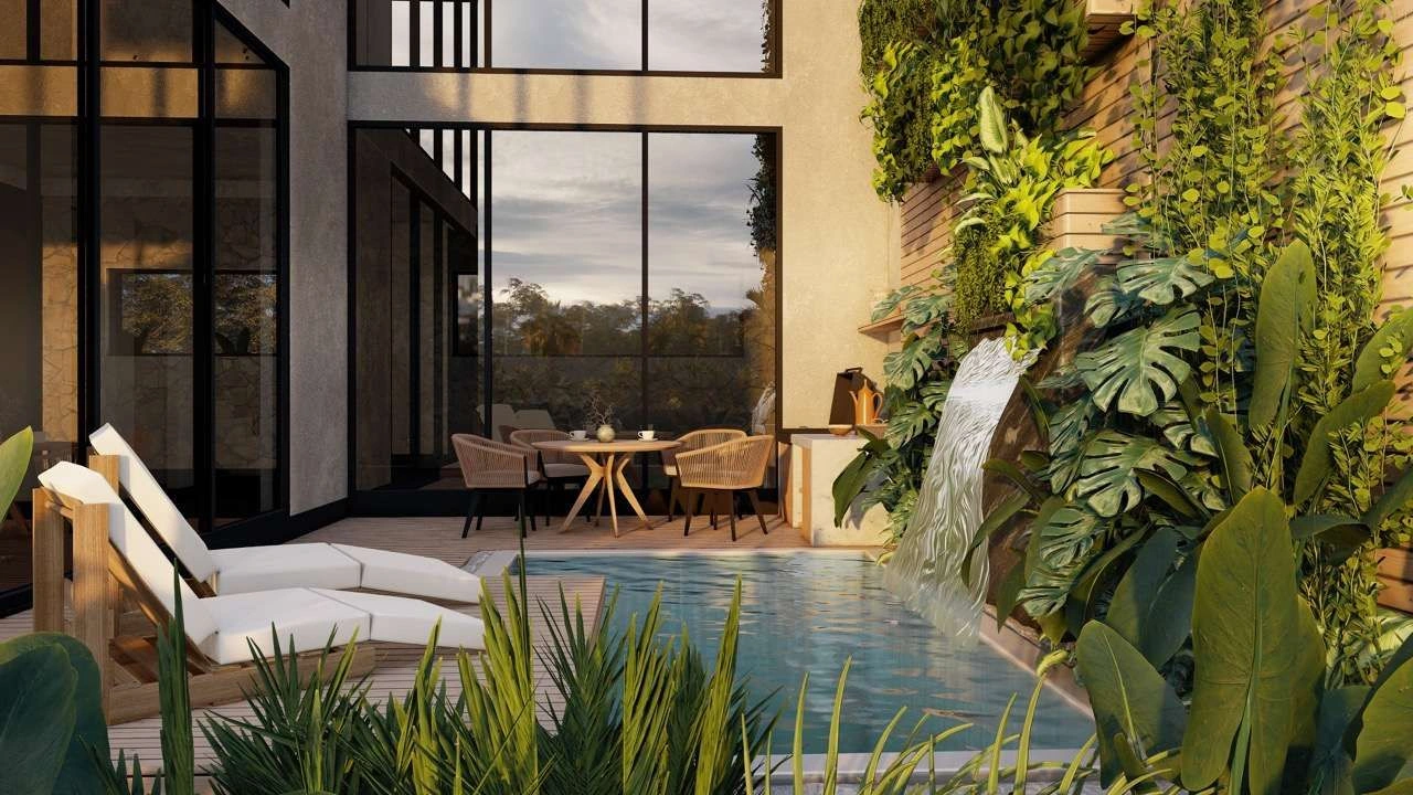 مشروع 4 تاونهاوس في منطقة كانغو، بالي