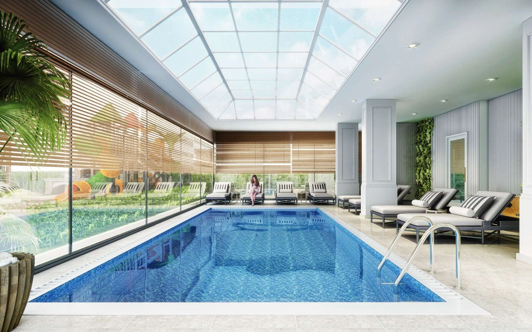 New residential complex in Alanya city of Turkey