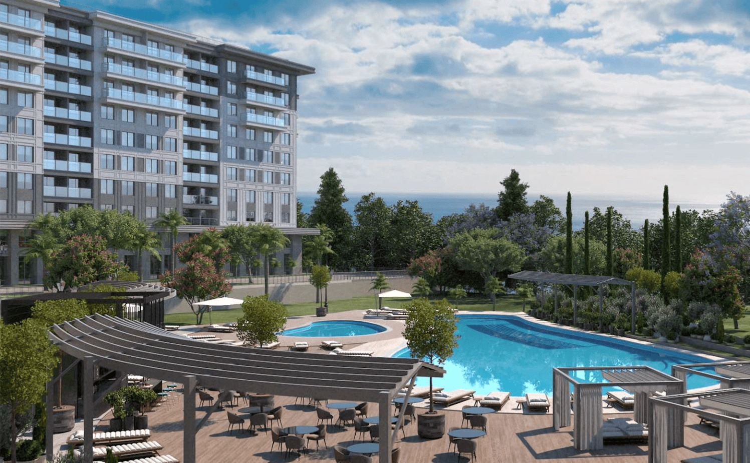 Apartamentos con vistas impresionantes de las montañas