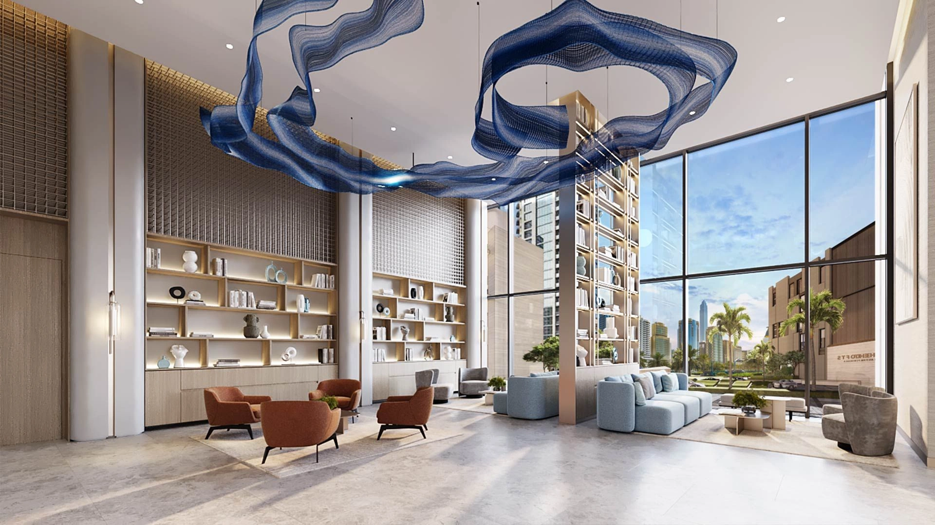 Premium complex of two 52-story skyscrapers