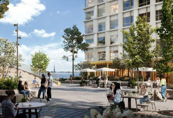 Premium complex in Vasilievsky Island of St. Petersburg