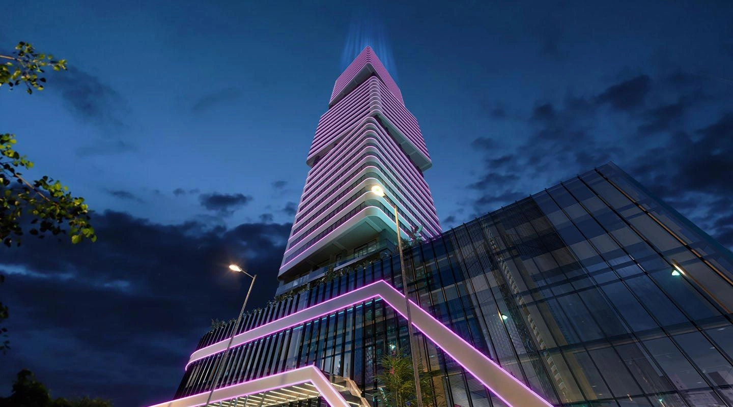 مجتمع مسکونی در مرکز گردشگری باتومی، گرجستان