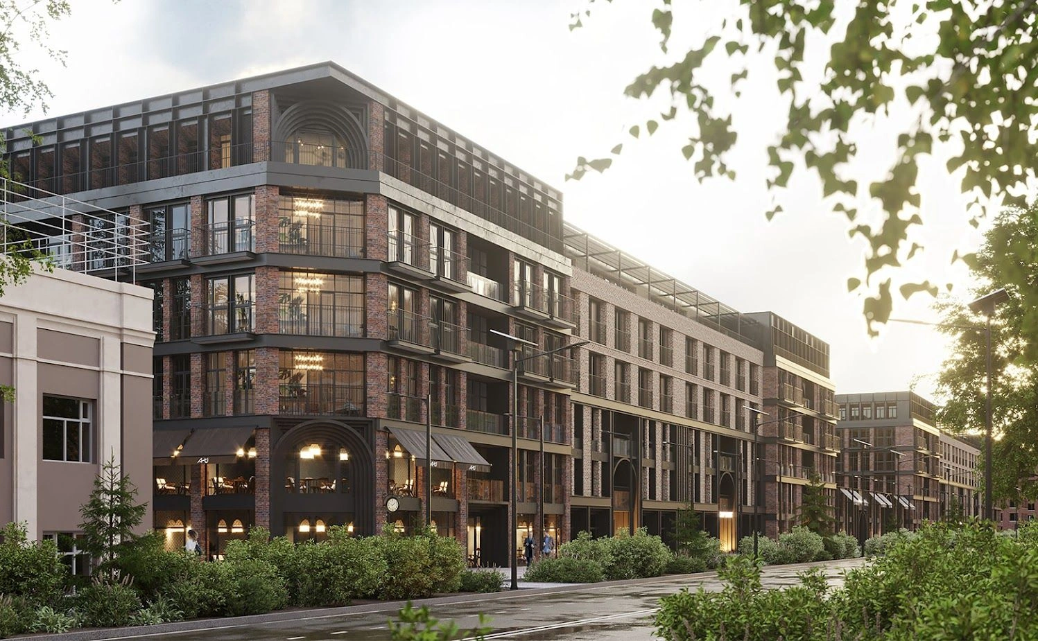 Complexo residencial de elite no distrito Kirovsky