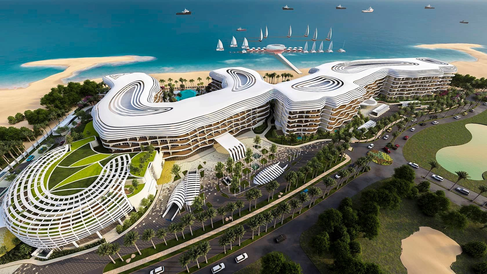 مجمع فاخر في منطقة المجا العمانية