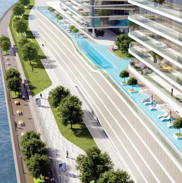 Luxurious project on the north-eastern coast of Abu Dhabi