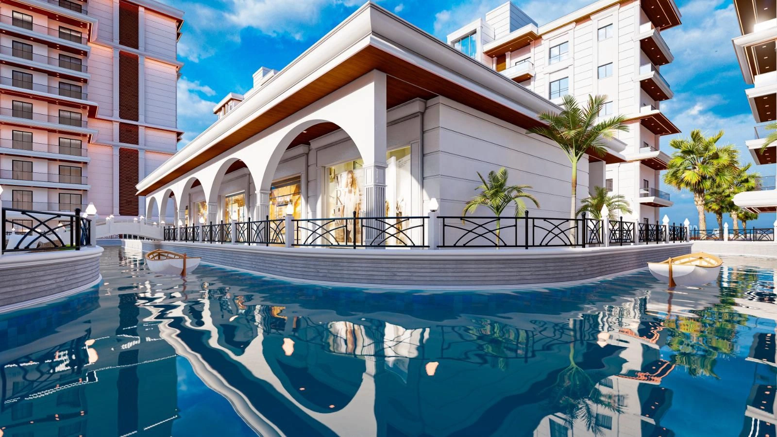 مجتمع در منطقه تفریحی اسکله در قبرس شمالی